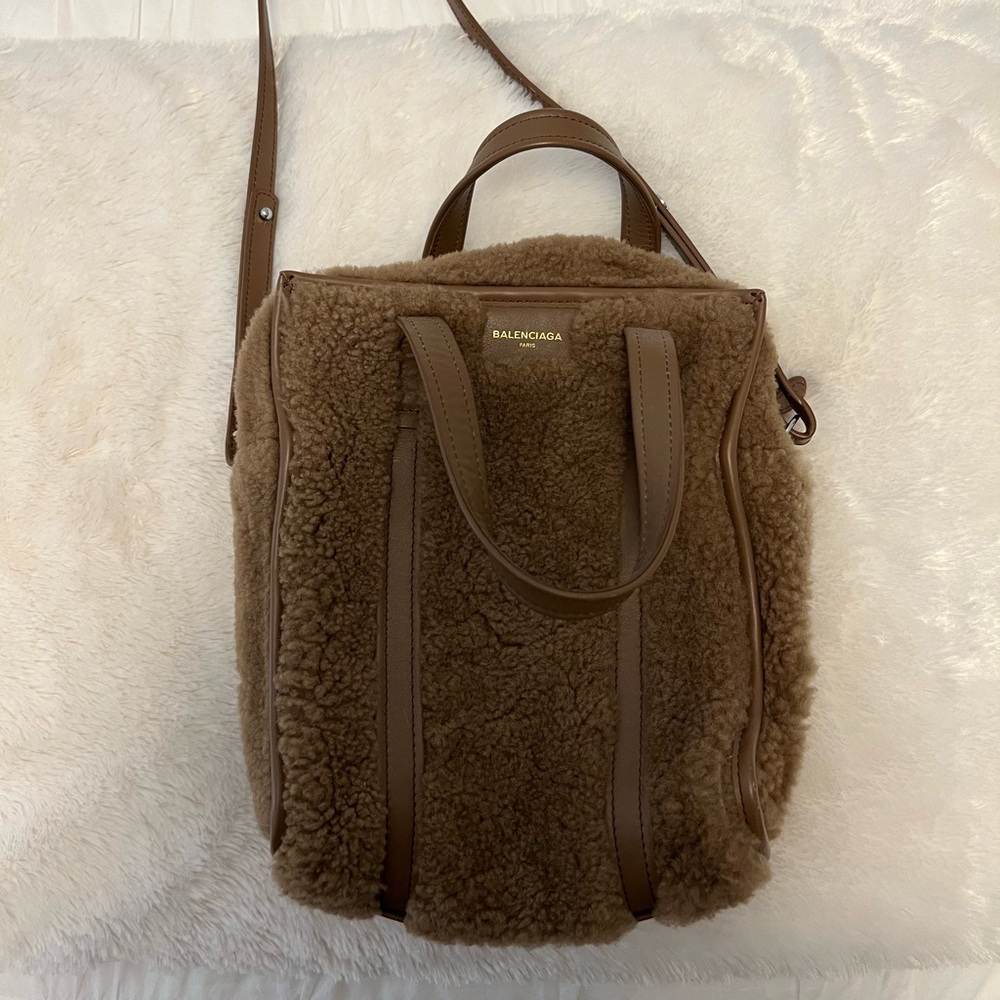 Balenciaga Fuzzy Tote Bag